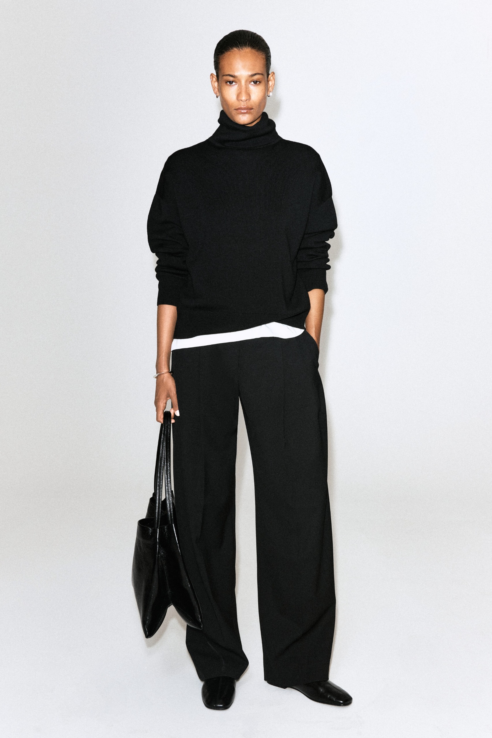 Merino Wool Roll-Neck Jumper