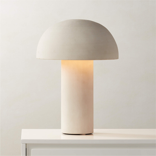 cream colored lamp