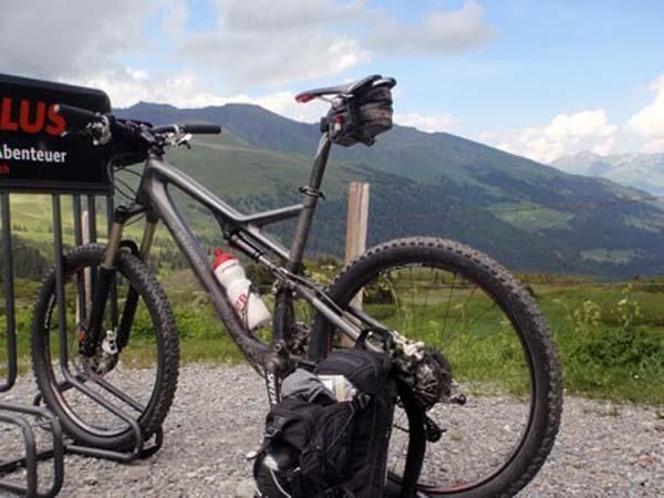 The bike ridden home from Italy