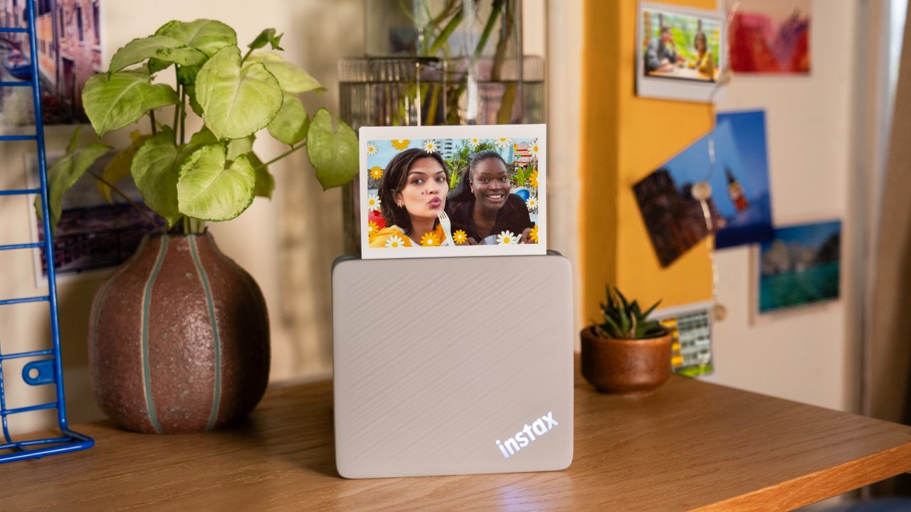 Lifestyle images of the Instax Link Wide 2 in use