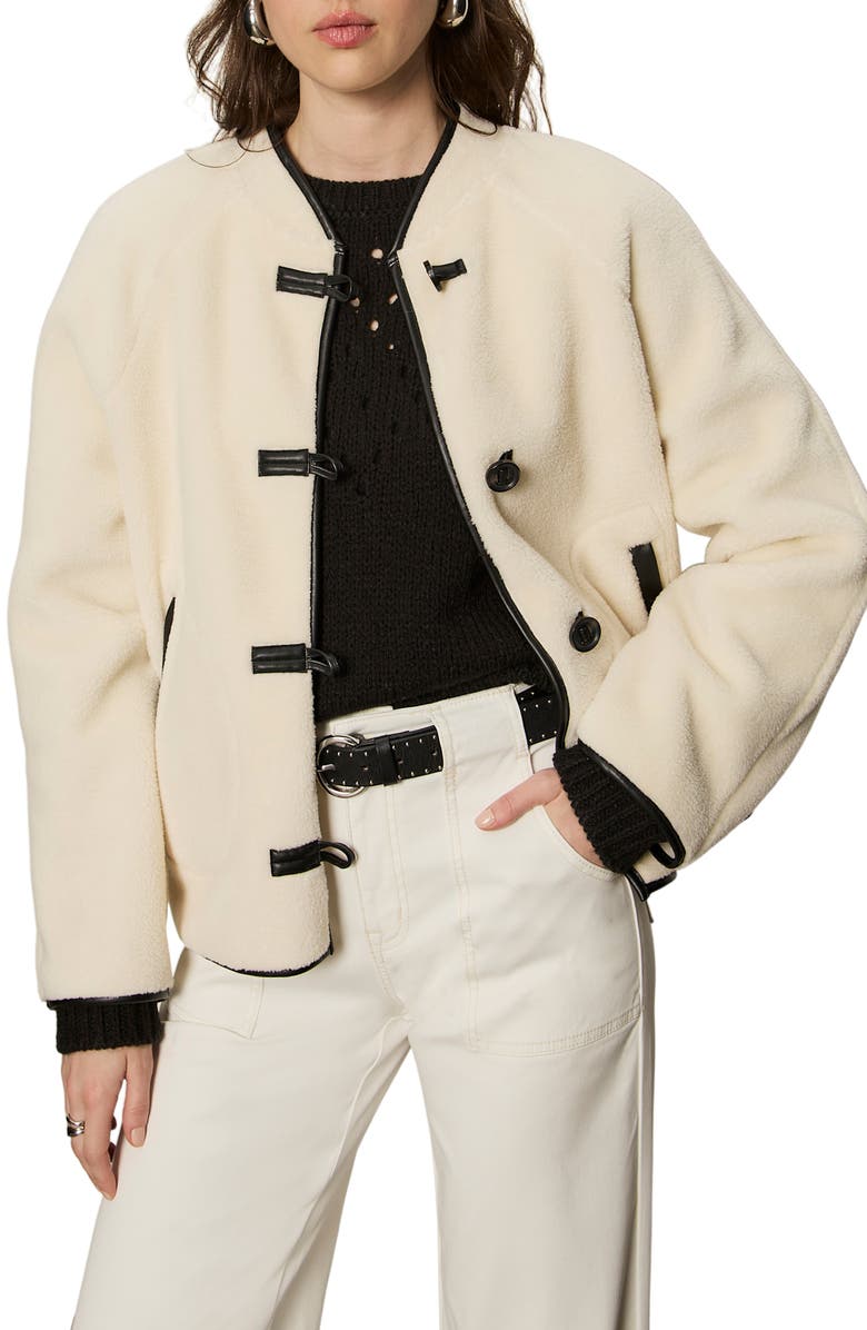 Powder Faux Shearling Jacket