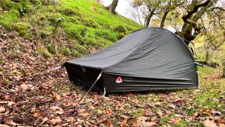 Robens Chaser 1 tent pitched in woods