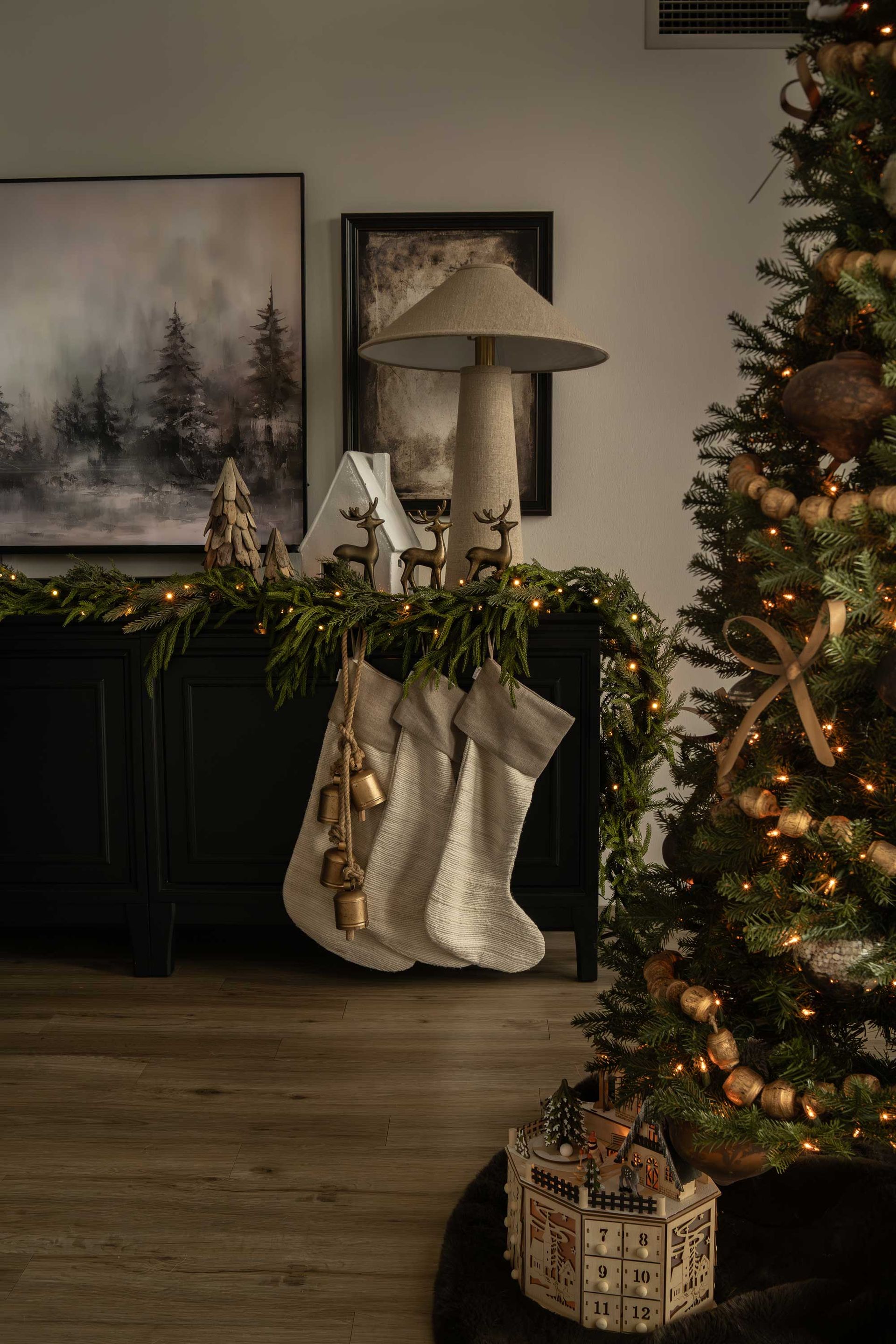 ένα χριστουγεννιάτικο μπουφέ