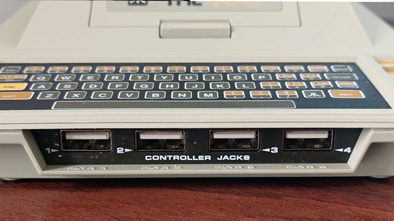 View of THE400 Mini USB controller ports