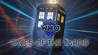 Tales of the TARDIS official logo featuring the famous blue police