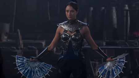 Adeline Rudolph as Kitana in Mortal Kombat 2