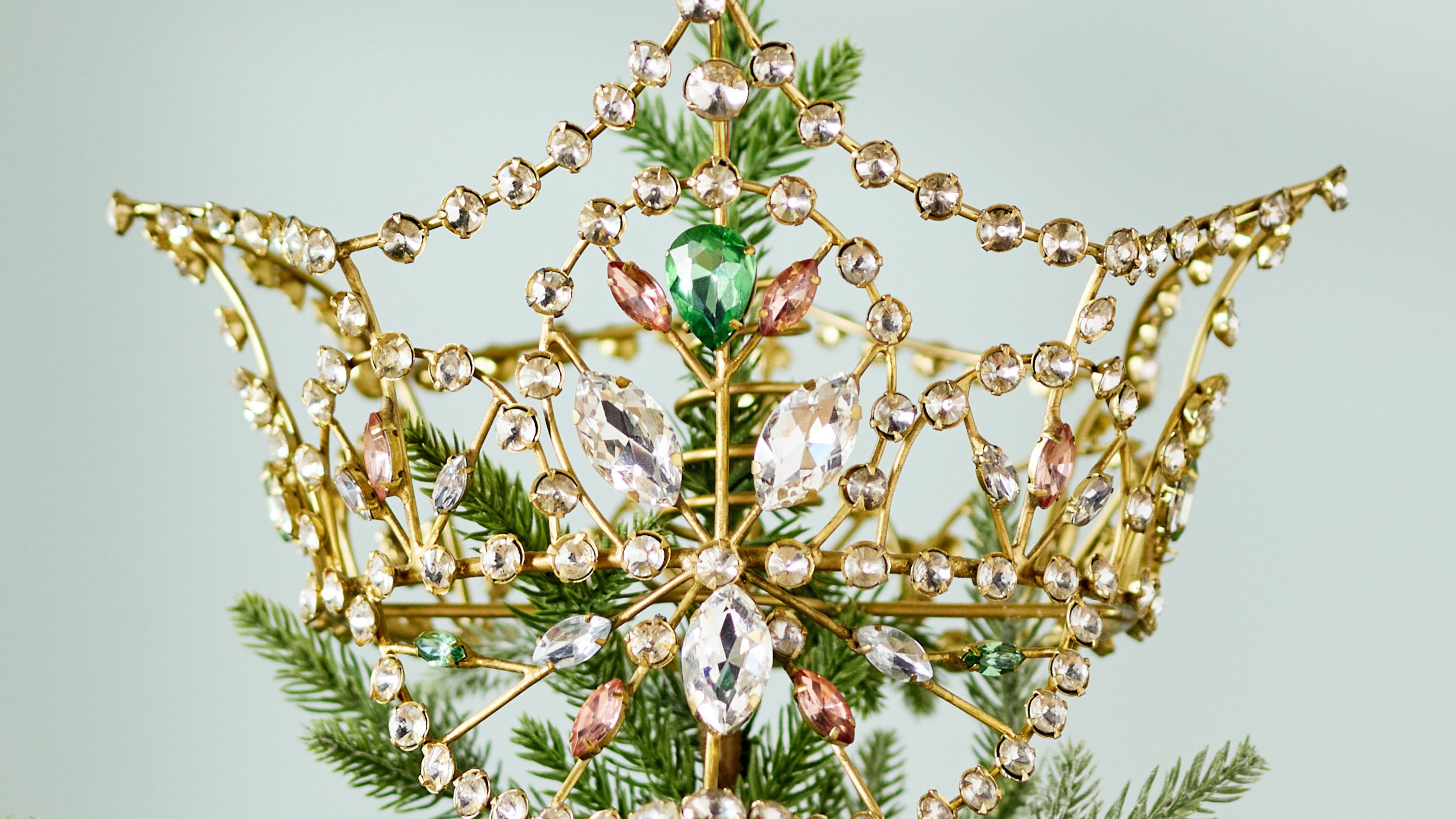 Anthropologie x New York City Ballet crystal embellished tree crown