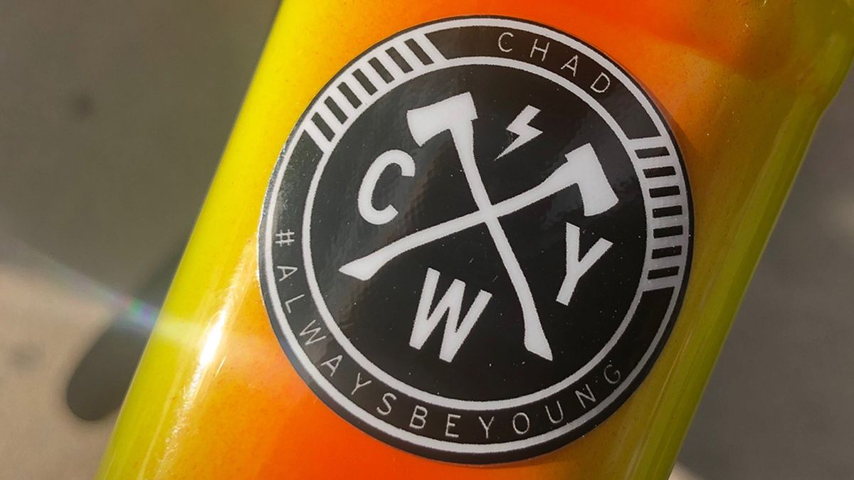 The team's bikes commemorate former rider Chad Young, who died following a crash at the 2017 Tour of the Gila aged 21