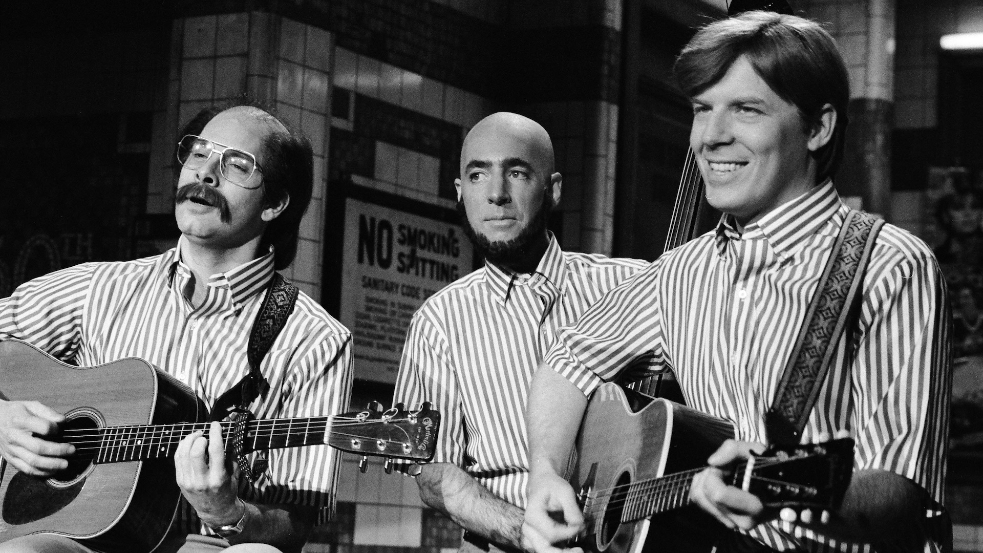 arry Shearer as Mark Shubb, Christopher Guest as Alan Barrows, Michael McKean as Jerry Palter during the 'Old Joe's Place' skit