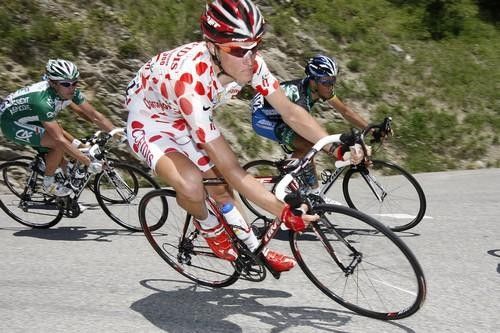 Mountains leader Sylvain Chavanel (Cofidis).
