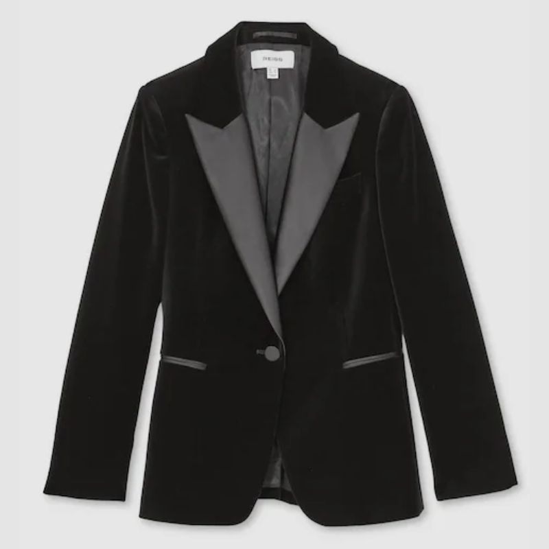 black tuxedo blazer
