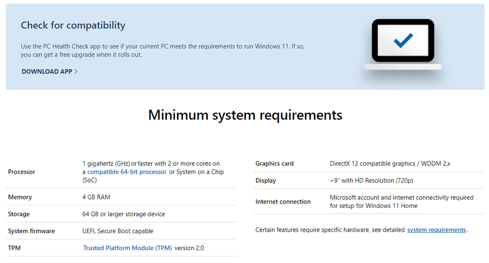 windows 11 requirements tpm windows 11 requirements tpm