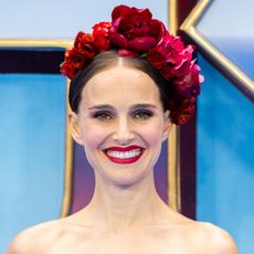 natalie portman flower crown