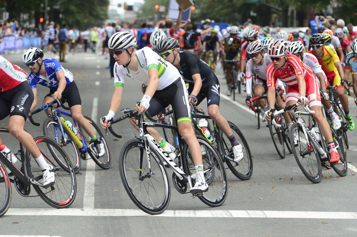 Jack Haig (Australia) sitting in the bunch