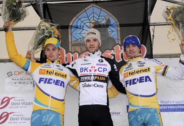 The podium in Maldegem