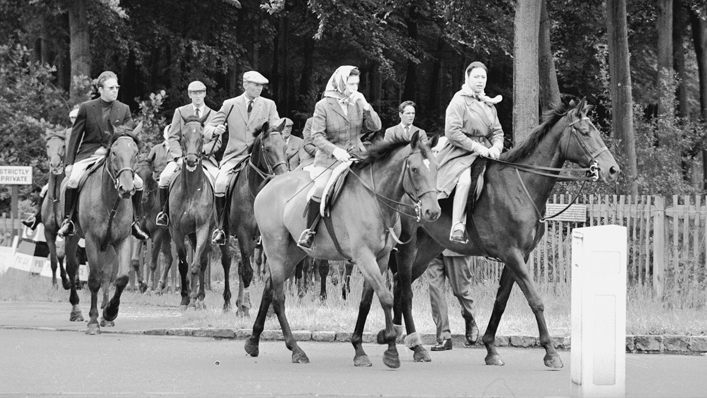 The Queen with horses