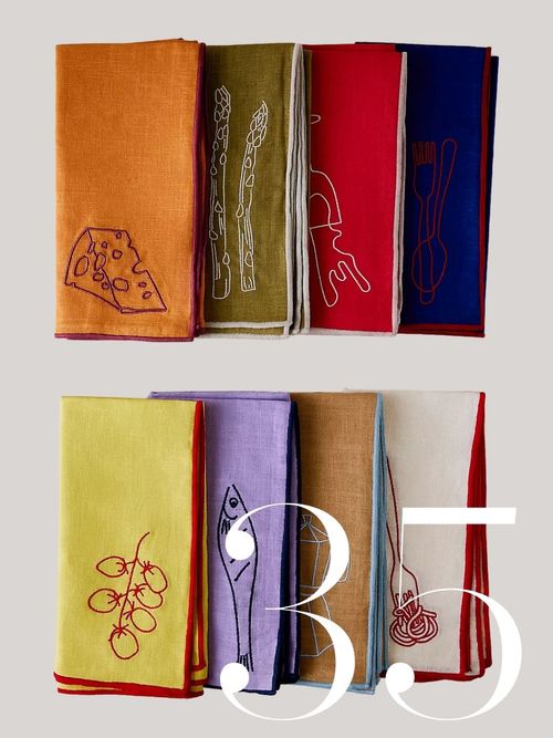 Maegen Linen-Blend Napkins, Set of 2