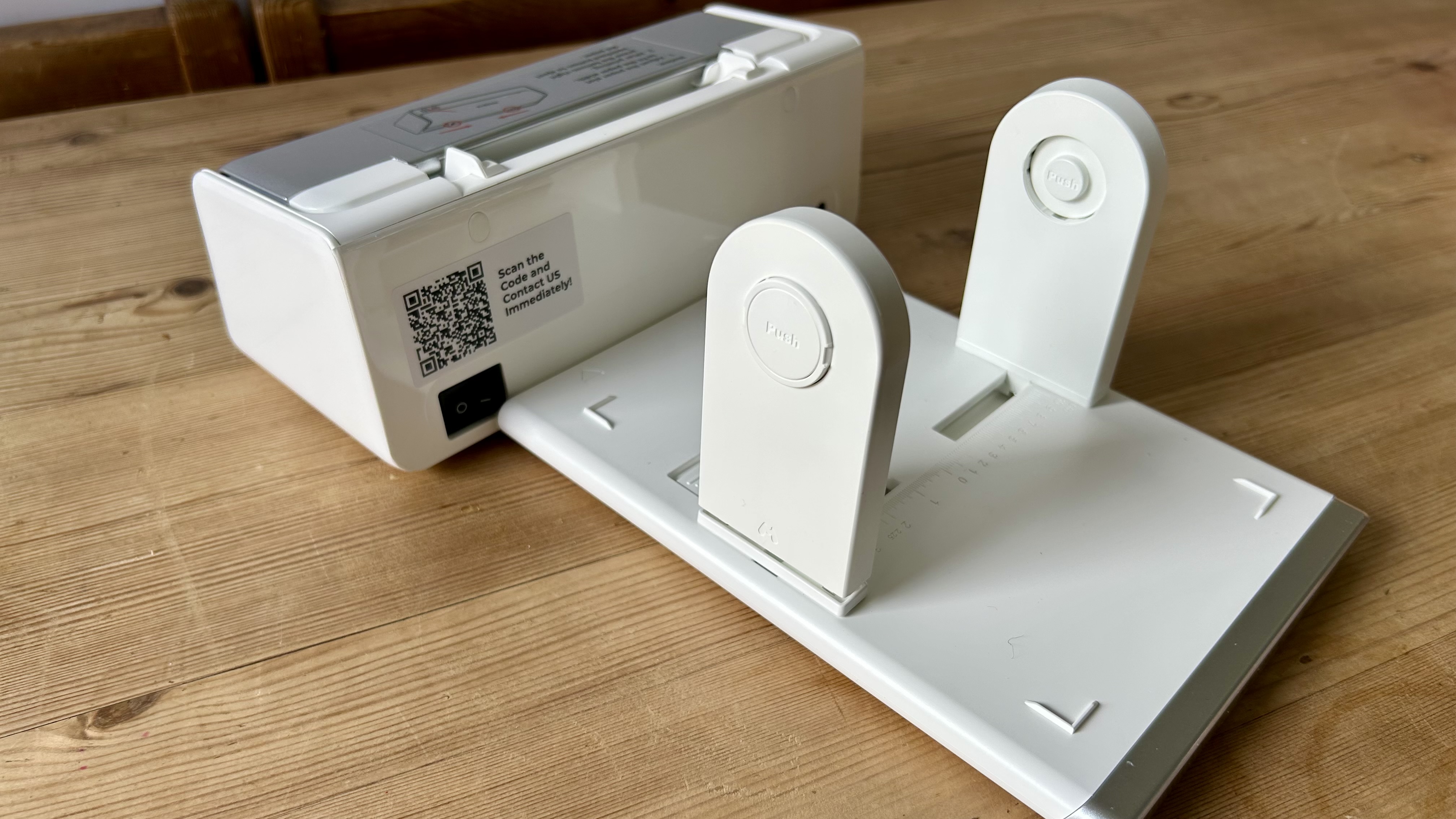 The Munbyn RealWriter 405B during our review in a home office