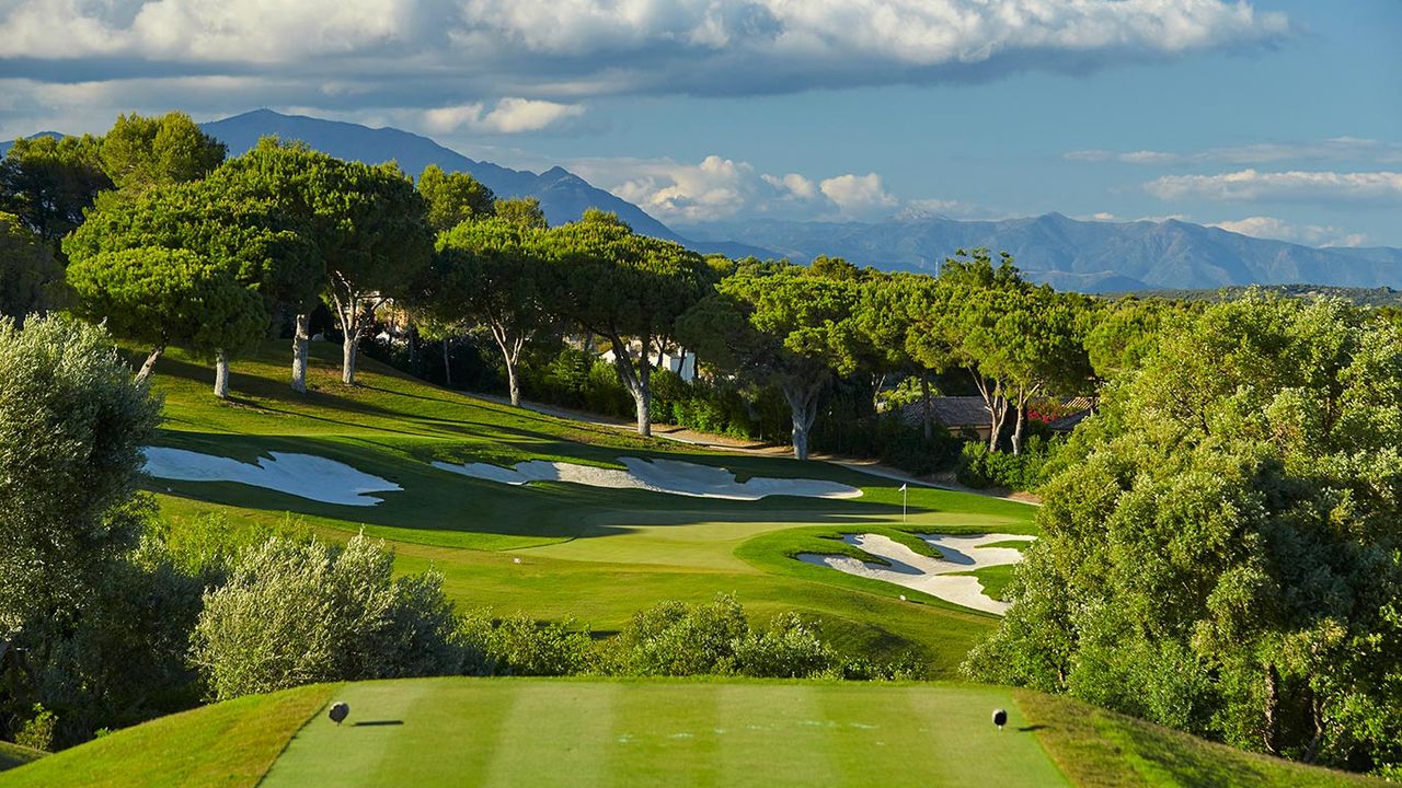 The 15th hole at Real Club de Valderrama