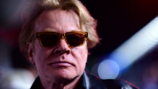 Axl Rose pictured at an F1 event in 2024