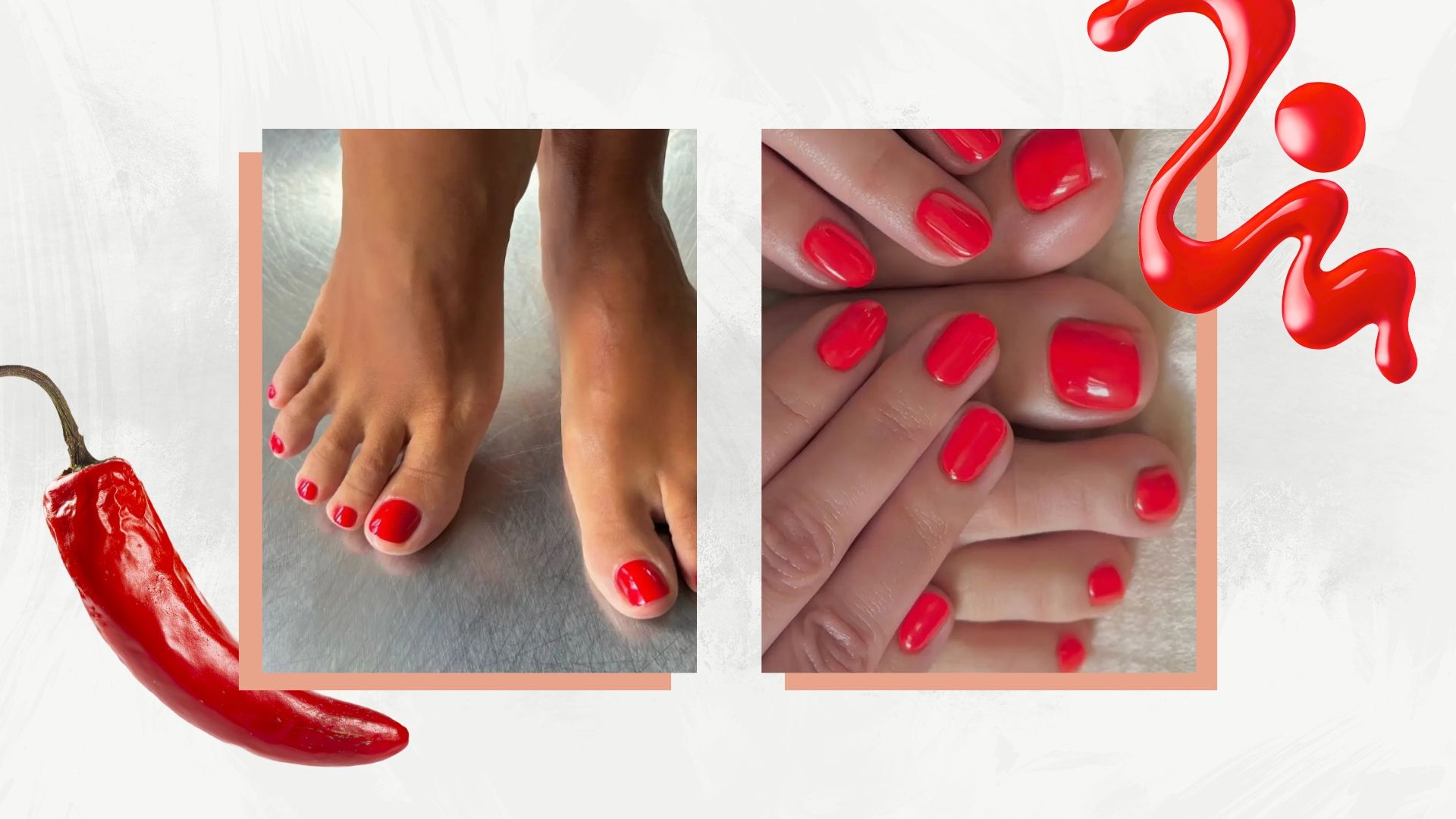The 'Picante' pedicure is the chic and sun-soaked look you'll see peaking out of sandals this summer