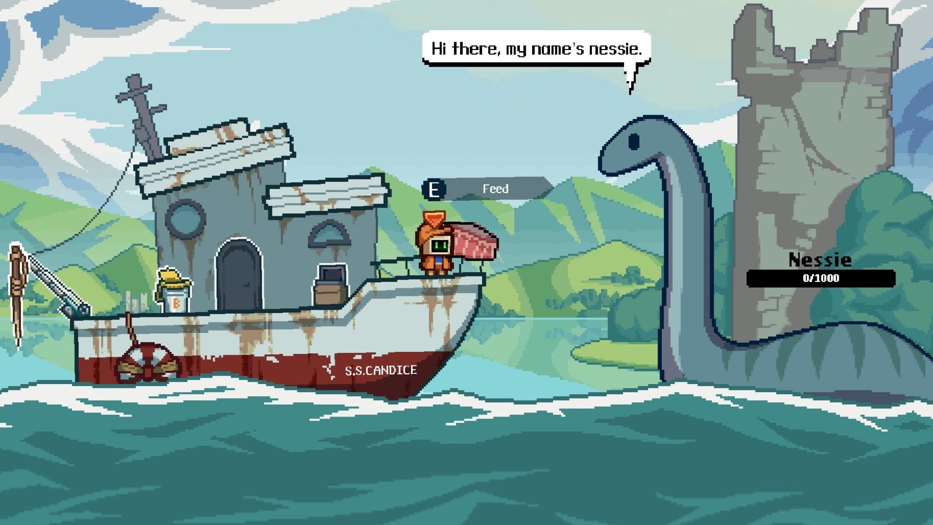 I’ve already found the best fishing game in Steam’s Fishing Fest, Scale the Depths, which lets you feed fish to Nessie in Loch Ness and hunt for the mythic Beithir