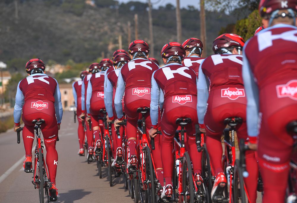 Katusha-Alpecin on a training ride