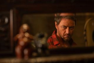 James McAvoy looks into a mirror in 'Speak No Evil'