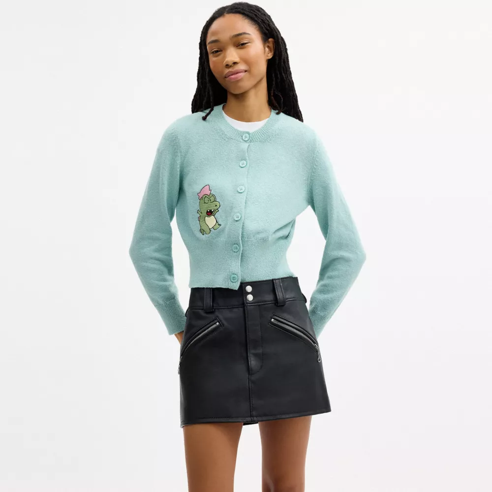 Coach | Brain Dead Plush Character Cardigan in Organic Cotton