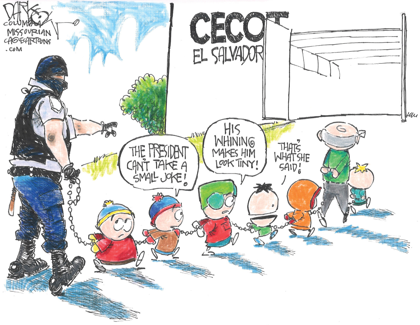Political cartoon