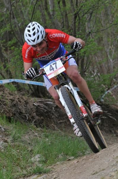 Dutchman Michiel Van Der Heijden on his way to winning two junior World Cups in a row