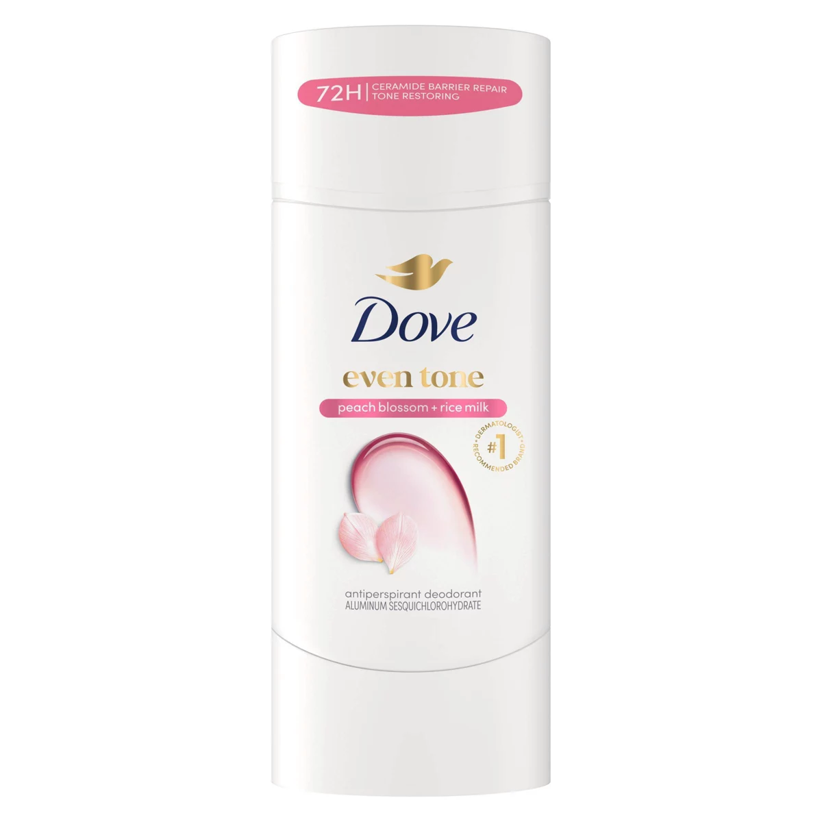 Dove Beauty Even Tone 48-Hour Women's Antiperspirant & Deodorant Stick - Peach Blossom & Rice Milk - 2.6oz