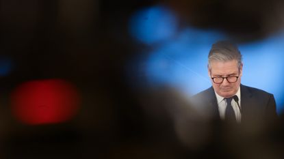 Keir Starmer at a press conference after meeting with Polish PM Donald Tusk in Warsaw, 17 January 2025