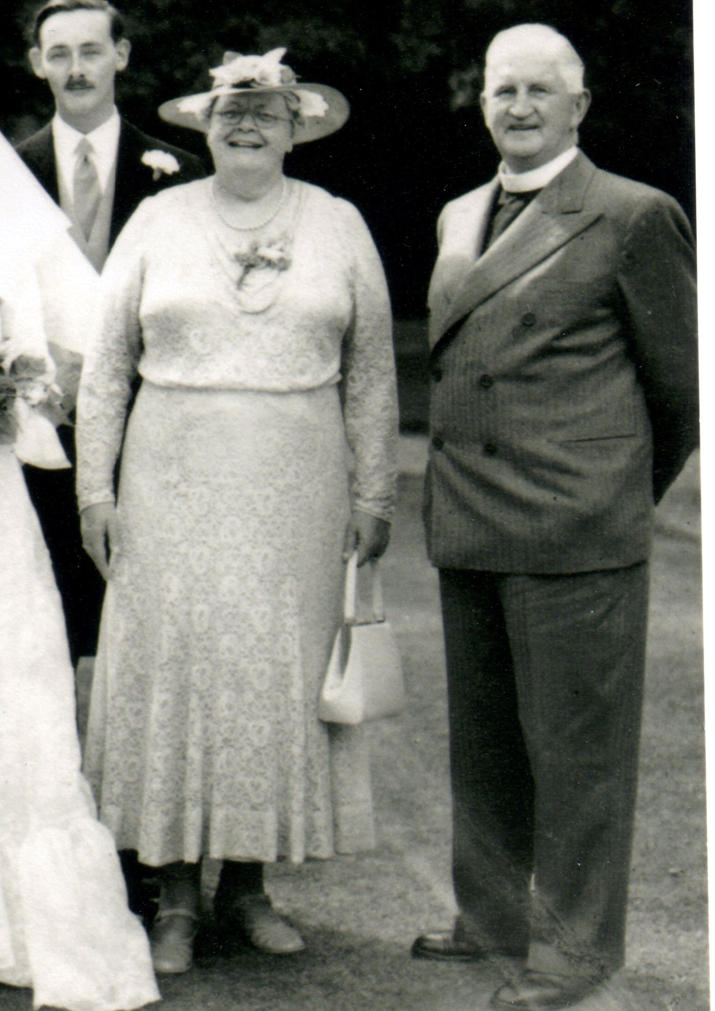 Eileen Elgar with Alfred, her husband