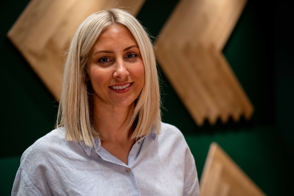 Headshot of Natalie Mudd, the Co Founder & Creative Director of Knot & Grain