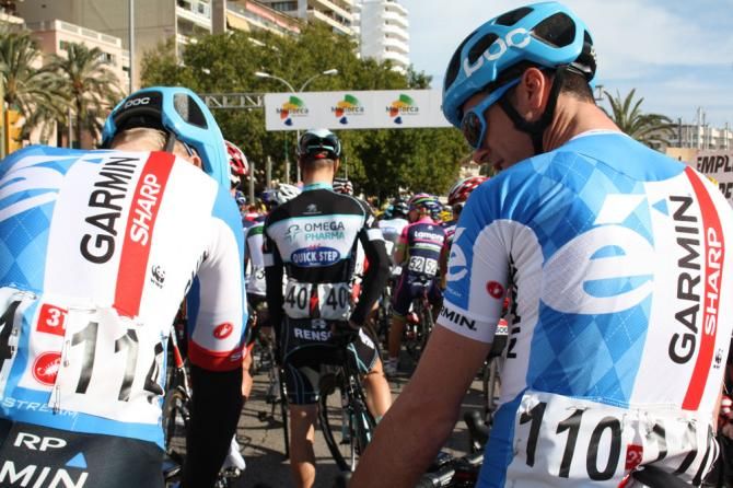 Wegmann and Millar at the start in Palma.