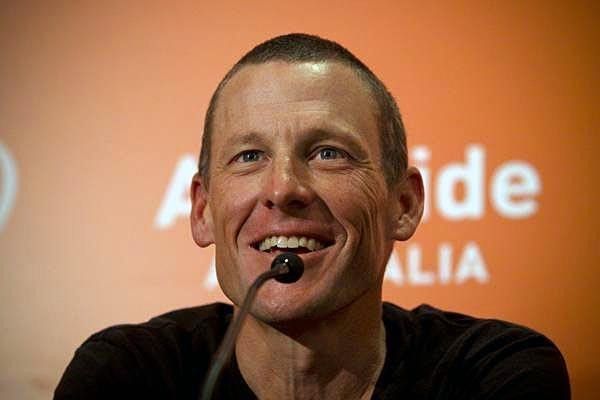 Lance Armstrong is in good spirits