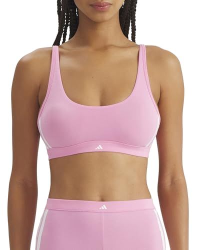 3 Stripes Active Essentials Cotton Scoop Bralette