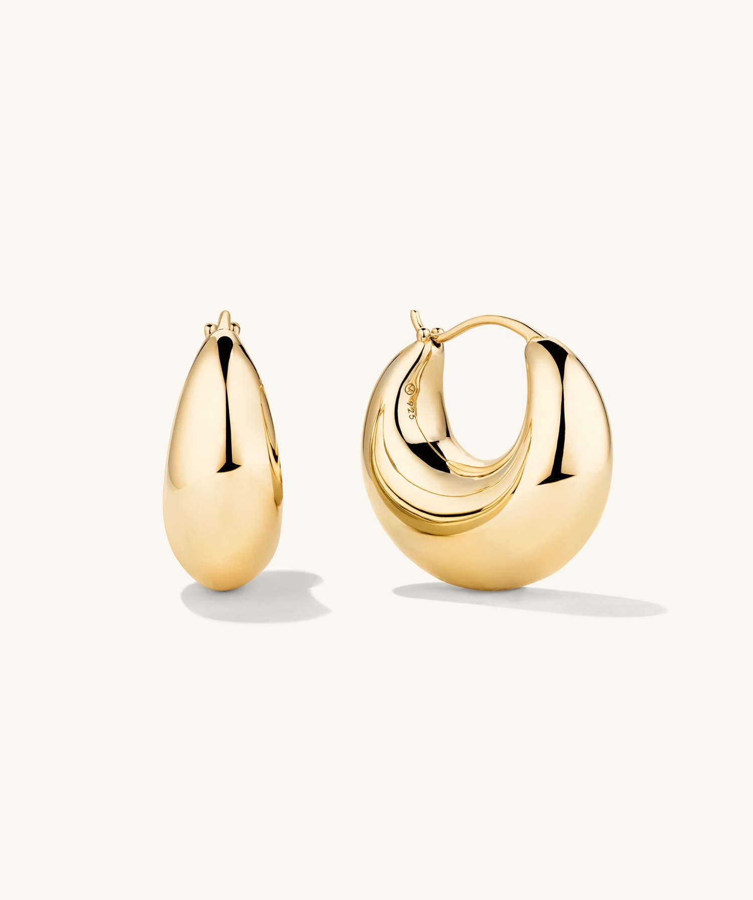 Mejuri Sculptural Hoops