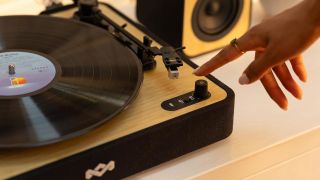 House Of Marley Revolution turntable and speakers