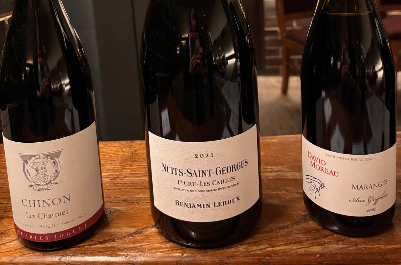 Berry Bros &amp;amp; Rudd Loire and Burgundy bottles
