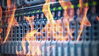 data center on fire