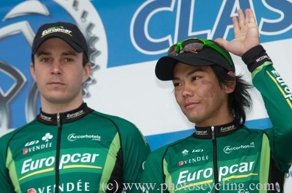 Yukira Arashiro (Europcar) before the start.