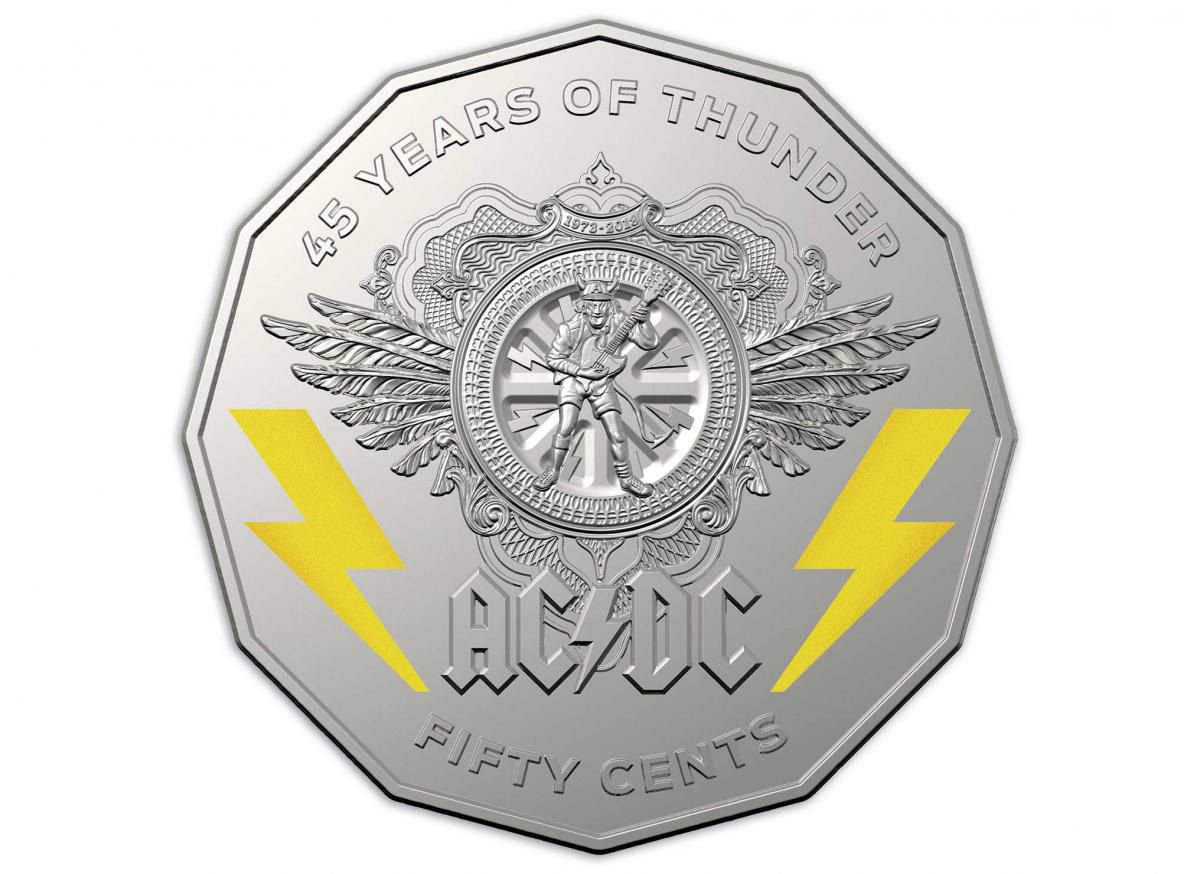 Aussie Mint issues AC/DC coins... and some have been struck by ...