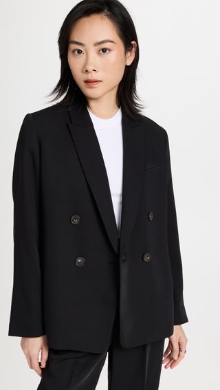 Crepe Suiting Blazer