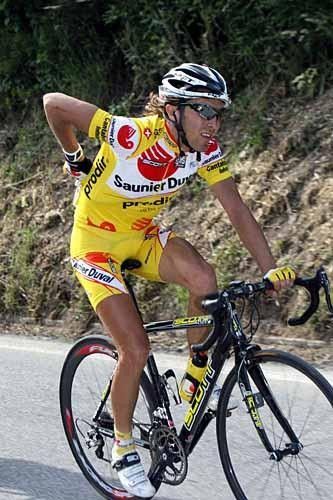 Manuele Mori (Saunier Duval) looked comfortable on his way to 16th on the stage