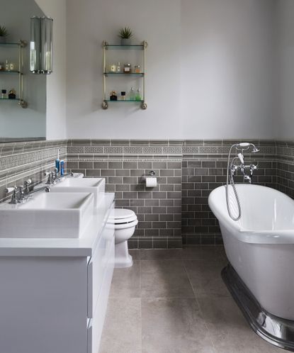 Gray bathroom tile ideas: 16 ways to work with gray tile | Homes and ...