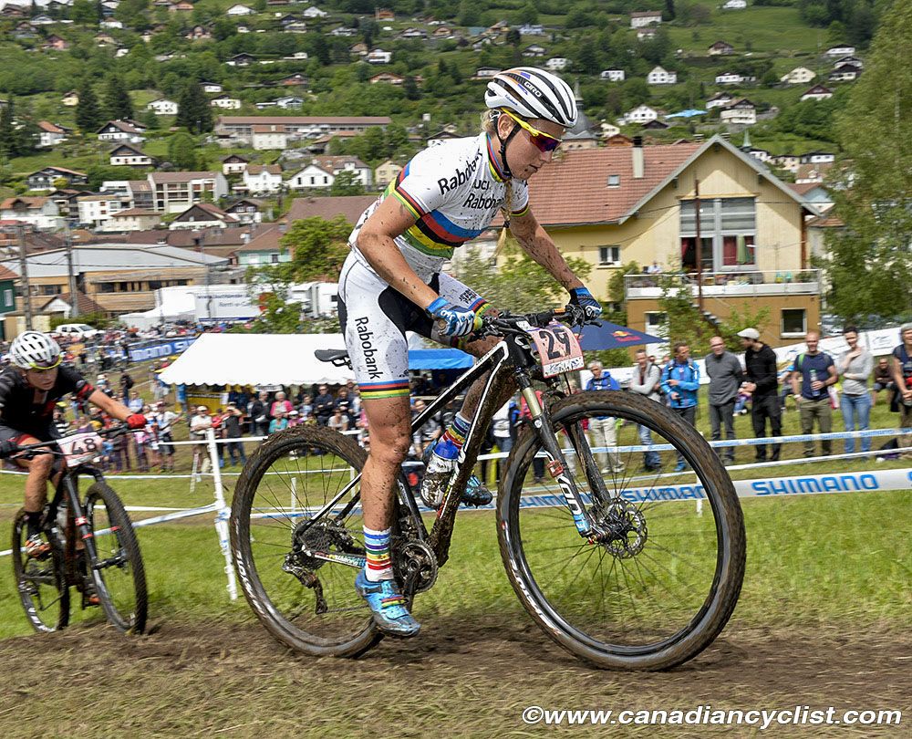 World Champion Pauline Ferrand Prevot (Raboliv) is still sick