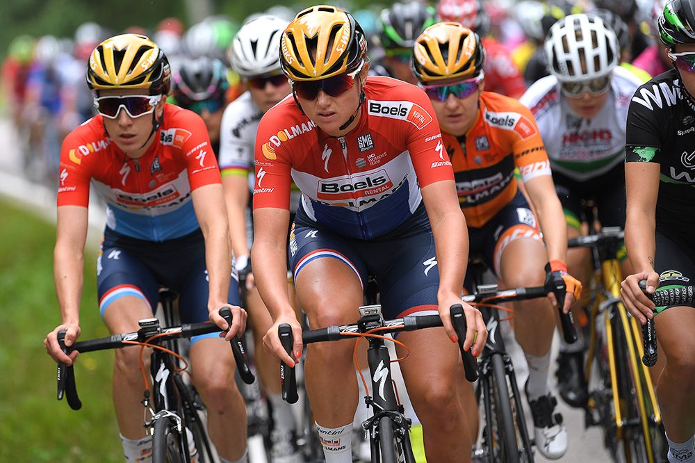 Boels Dolmans on the front during stage 2