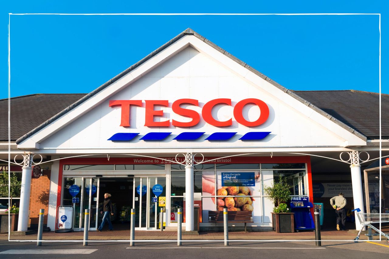 Exterior of Tesco supermarket